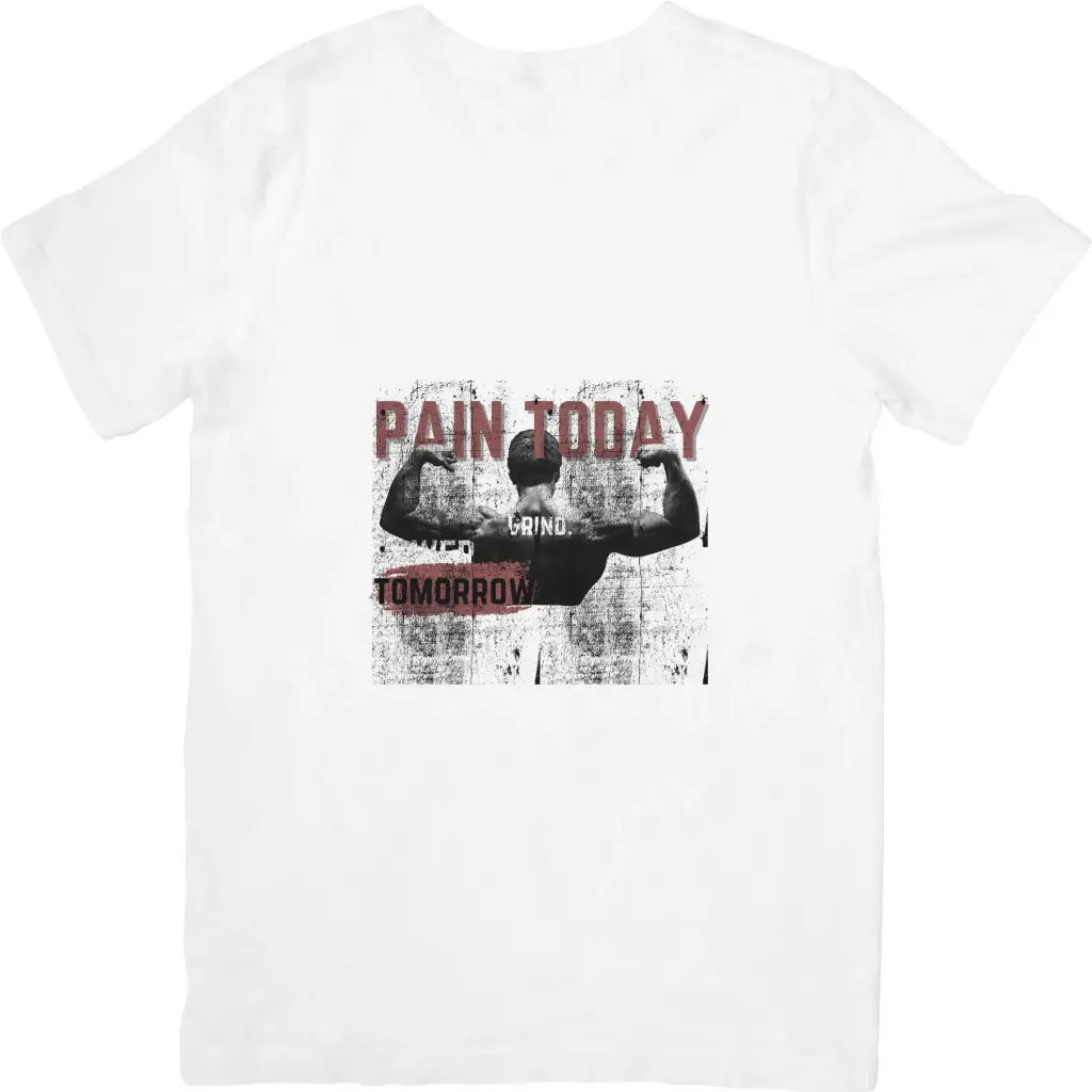 For gym boy half white t-shirt