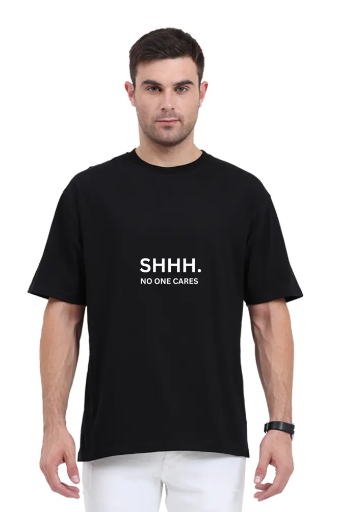 "SHHH" oversized t-shirt