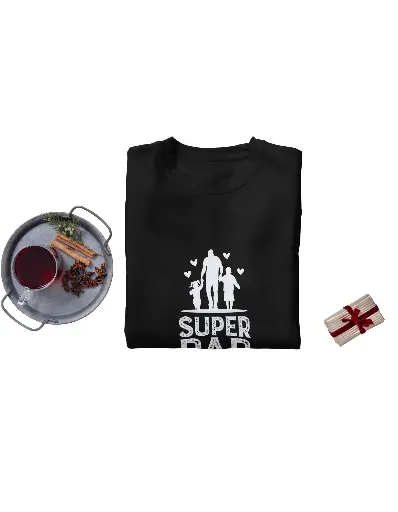 Super dad cotton sweatshirt