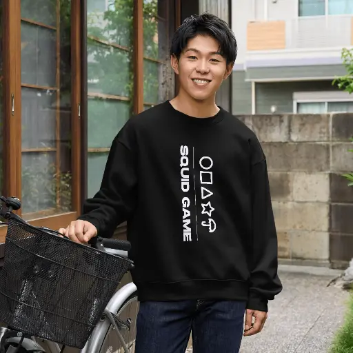 Squid game sweatshirt black