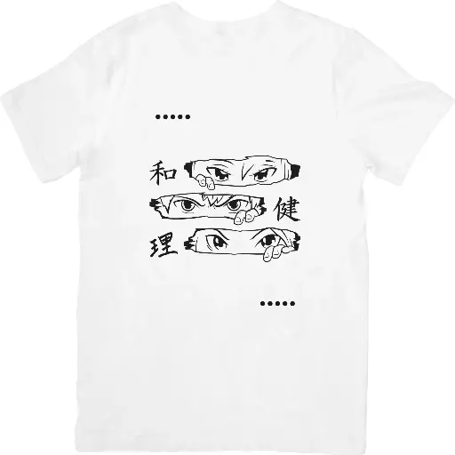 Anime half t-shirt