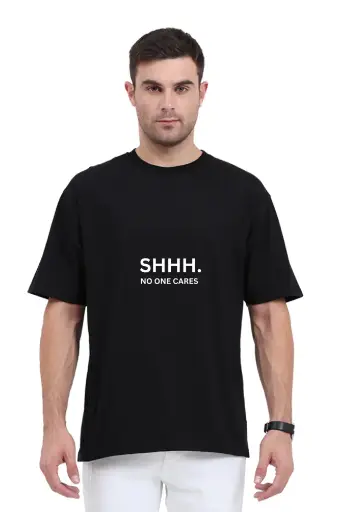 "SHHH" oversized t-shirt